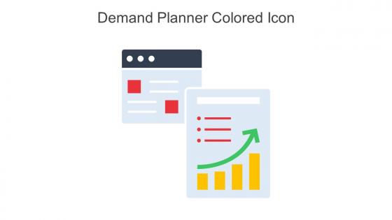 Demand Planner Colored Icon In Powerpoint Pptx Png And Editable Eps Format