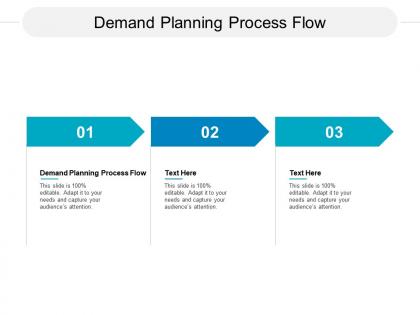Demand planning process flow ppt powerpoint presentation infographics graphics cpb