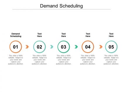 Demand scheduling ppt powerpoint presentation ideas templates cpb