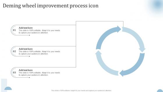 Deming Wheel Improvement Process Icon