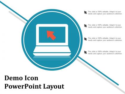 Demo icon powerpoint layout