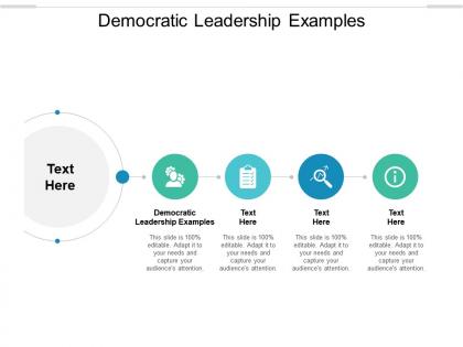 Democratic leadership examples ppt powerpoint presentation styles format cpb