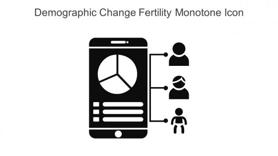 Demographic Change Fertility Monotone Icon In Powerpoint Pptx Png And Editable Eps Format