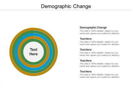 Demographic change ppt powerpoint presentation layouts information cpb