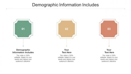 Demographic Information Includes Ppt Powerpoint Presentation Styles Slides Cpb