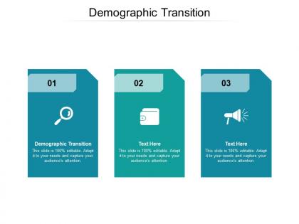 Demographic transition ppt powerpoint presentation show deck cpb