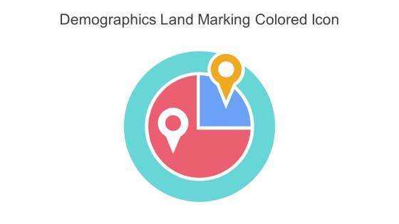 Demographics Land Marking Colored Icon In Powerpoint Pptx Png And Editable Eps Format