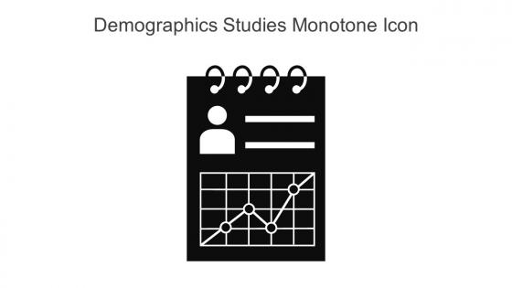 Demographics Studies Monotone Icon In Powerpoint Pptx Png And Editable Eps Format