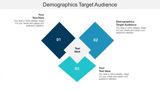 Demographics target audience ppt powerpoint presentation pictures files cpb