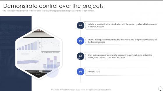 Demonstrate Control Over The Projects Dsdm Process Ppt Slides Visual Aids