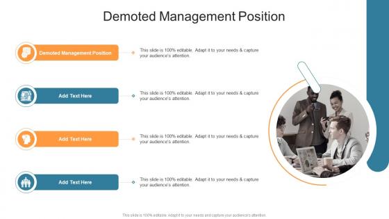 Demoted Management Position In Powerpoint And Google Slides Cpb