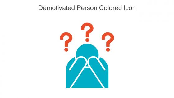 Demotivated Person Colored Icon In Powerpoint Pptx Png And Editable Eps Format