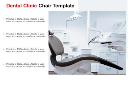 Dental clinic chair template