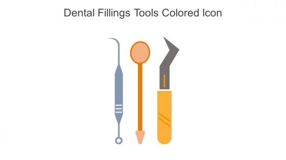 Dental Fillings Tools Colored Icon In Powerpoint Pptx Png And Editable Eps Format