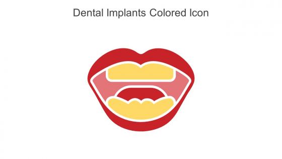Dental Implants Colored Icon In Powerpoint Pptx Png And Editable Eps Format