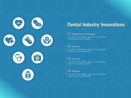 Dental industry innovations ppt powerpoint presentation gallery objects