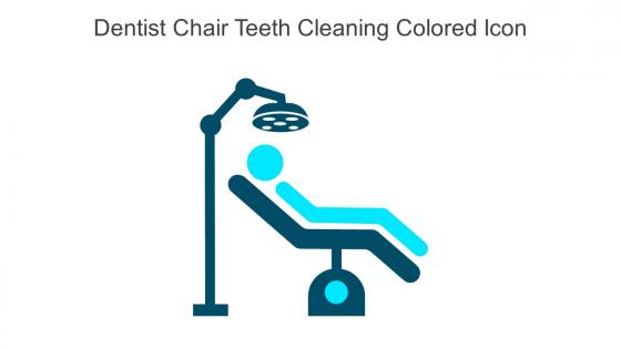 Dentist Chair Teeth Cleaning Colored Icon In Powerpoint Pptx Png And Editable Eps Format
