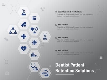Dentist patient retention solutions ppt powerpoint presentation professional inspiration