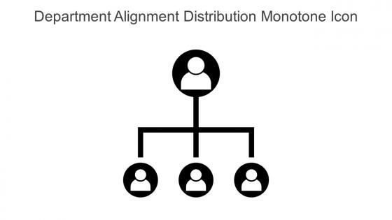 Department Alignment Distribution Monotone Icon In Powerpoint Pptx Png And Editable Eps Format