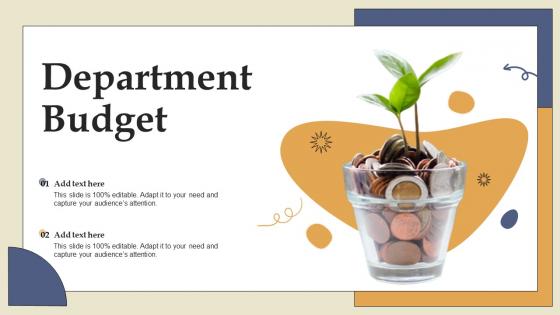 Department Budget Ppt Powerpoint Presentation File Slide Download