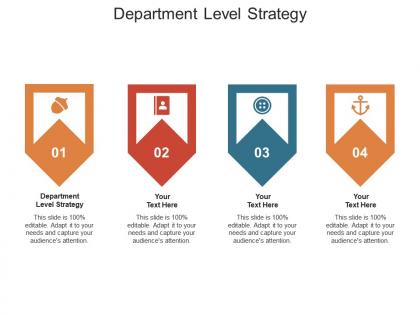 Department level strategy ppt powerpoint presentation professional clipart images cpb
