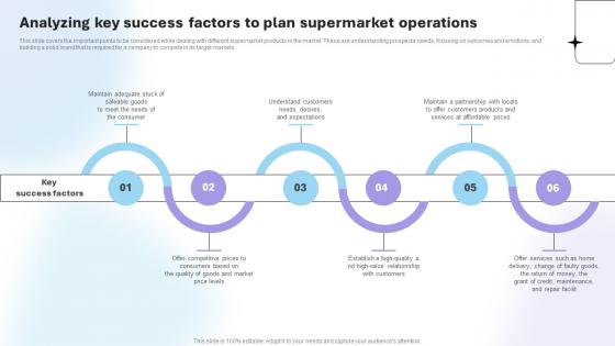 Department Store Business Plan Analyzing Key Success Factors To Plan Supermarket Operations BP SS V