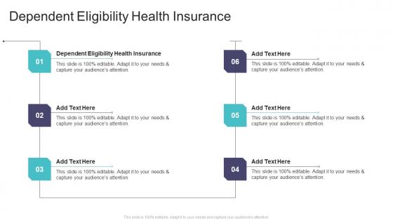 Dependent Eligibility Health Insurance In Powerpoint And Google Slides Cpb