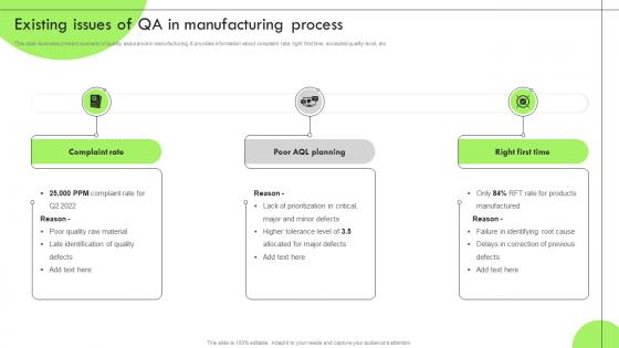 Deploying RPA For Efficient Production Existing Issues Of QA In Manufacturing Process