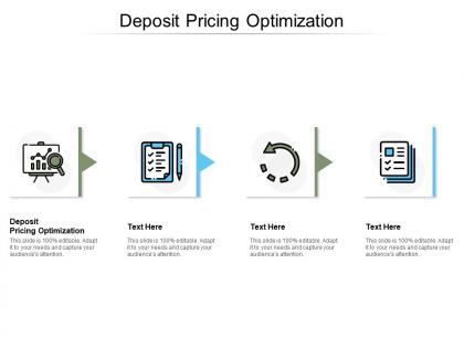 Deposit pricing optimization ppt powerpoint presentation portfolio icon cpb