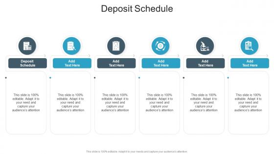 Deposit Schedule In Powerpoint And Google Slides Cpb