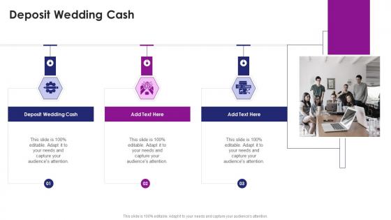 Deposit Wedding Cash In Powerpoint And Google Slides Cpb