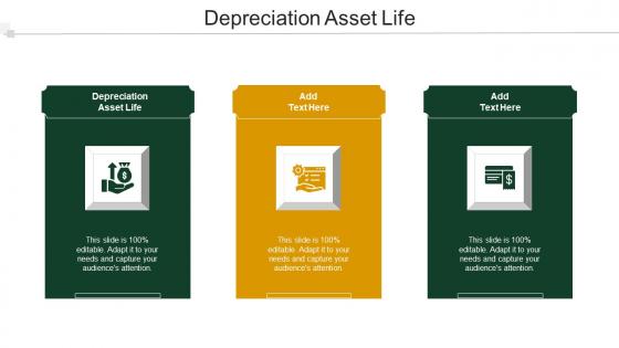 Depreciation Asset Life Ppt Powerpoint Presentation Icon Graphics Cpb