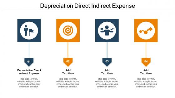 Depreciation Direct Indirect Expense Ppt Powerpoint Presentation Icon Show Cpb