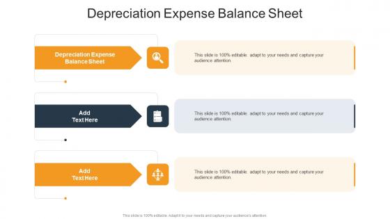Depreciation Expense Balance Sheet In Powerpoint And Google Slides Cpb