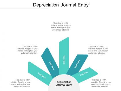 Depreciation journal entry ppt powerpoint presentation file show cpb