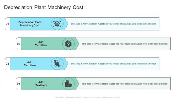 Depreciation Plant Machinery Cost In Powerpoint And Google Slides Cpb