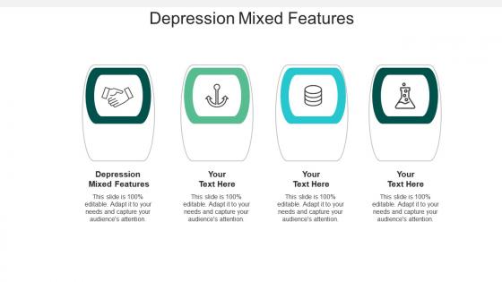 Depression mixed features ppt powerpoint presentation icon elements cpb