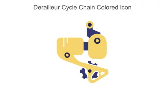 Derailleur Cycle Chain Colored Icon In Powerpoint Pptx Png And Editable Eps Format