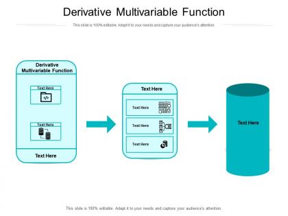 Derivative multivariable function ppt powerpoint presentation file maker cpb