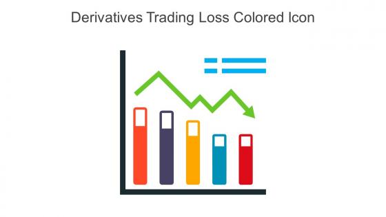 Derivatives Trading Loss Colored Icon In Powerpoint Pptx Png And Editable Eps Format