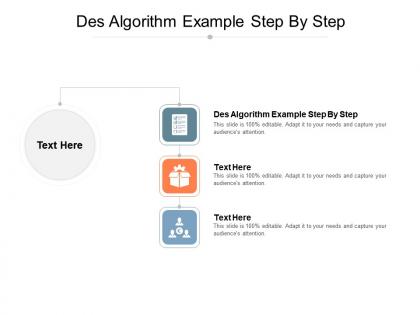 Des algorithm example step by step ppt powerpoint presentation slides show cpb