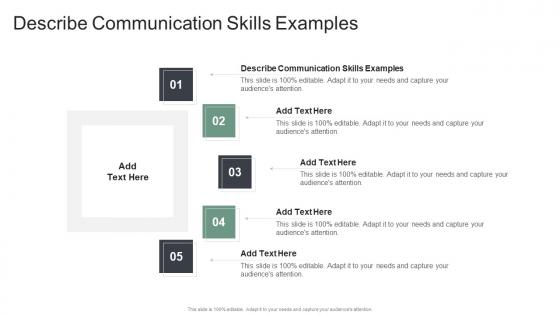 Describe Communication Skills Examples In Powerpoint And Google Slides Cpb