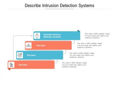 Describe intrusion detection systems ppt powerpoint presentation inspiration diagrams cpb