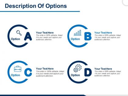 Description of options attention ppt powerpoint presentation file example