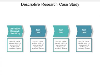 Descriptive research case study ppt powerpoint presentation professional sample cpb