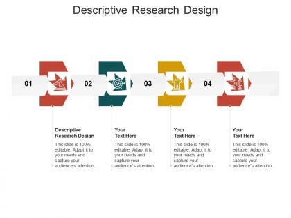 Descriptive research design ppt powerpoint presentation icon designs cpb