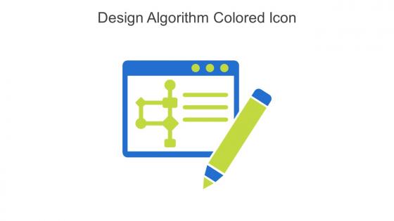 Design Algorithm Colored Icon In Powerpoint Pptx Png And Editable Eps Format