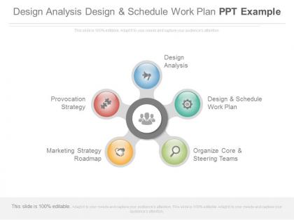 Design analysis design and schedule work plan ppt example