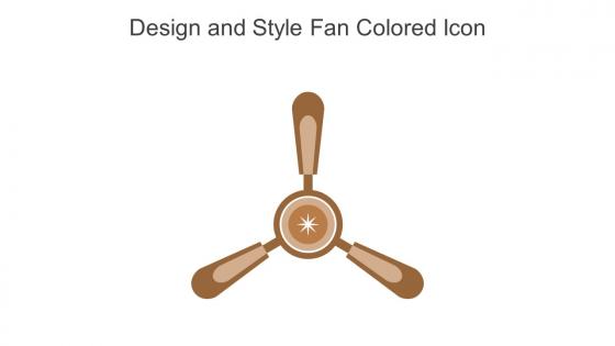 Design And Style Fan Colored Icon In Powerpoint Pptx Png And Editable Eps Format