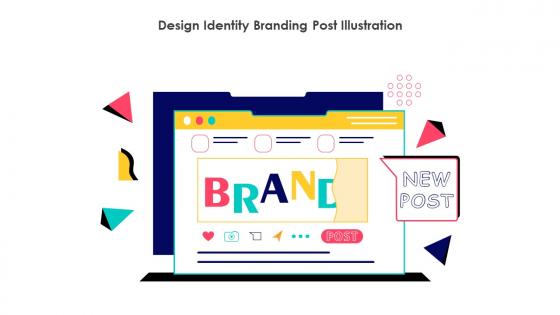 Design Identity Branding Post Illustration